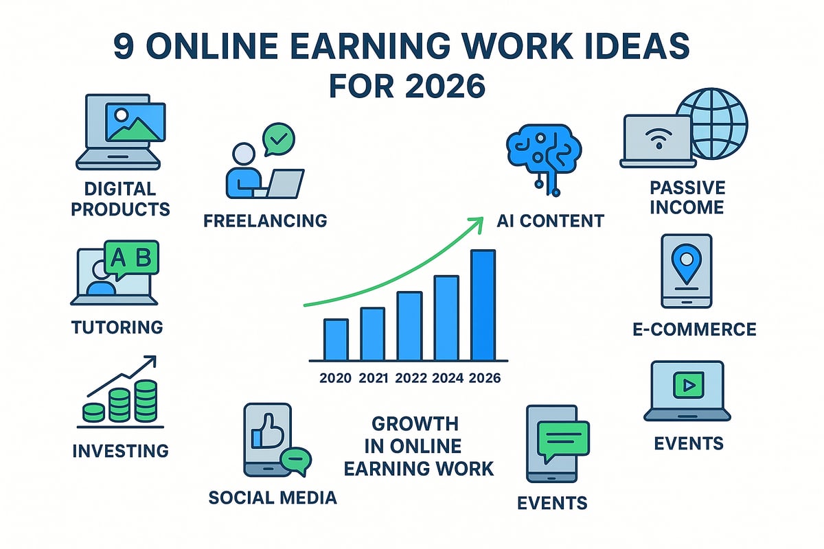 9 Powerful Online Earning Work Ideas to Try in 2026