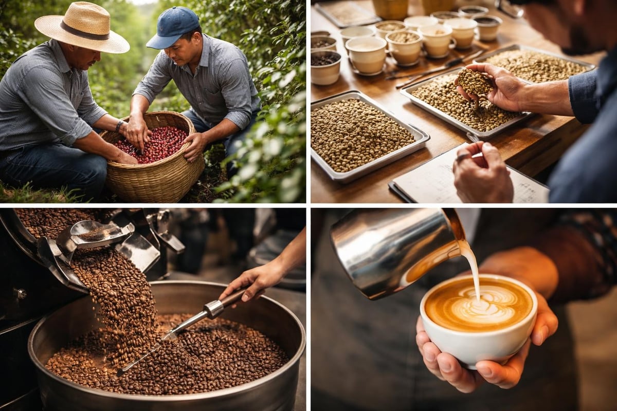Specialty coffee supply chain