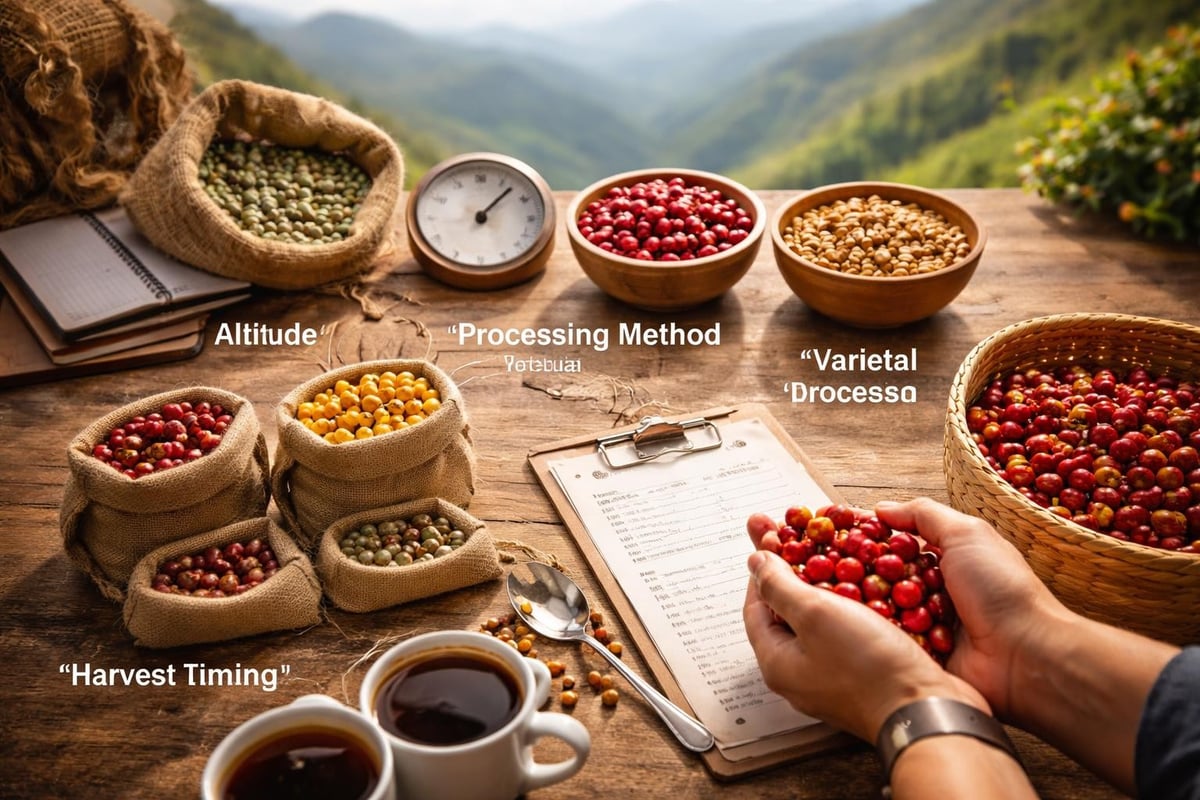 Coffee sourcing quality factors