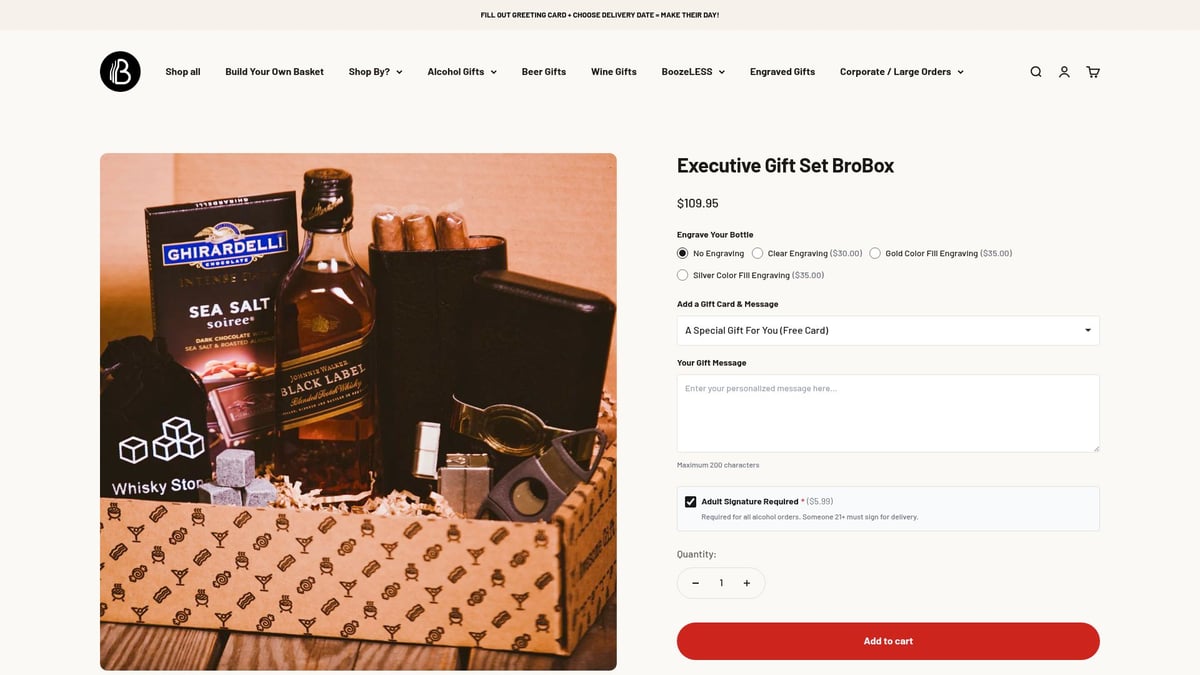 7 Unique Corporate Gift Baskets to Impress Clients in 2026 - The Executive Gift Set BroBox