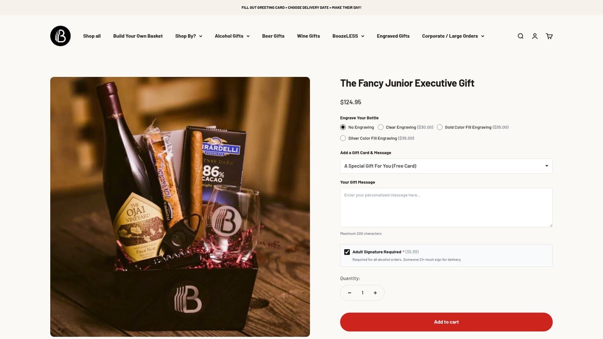 7 Unique Corporate Gift Baskets to Impress Clients in 2026 - The Fancy Junior Executive Gift