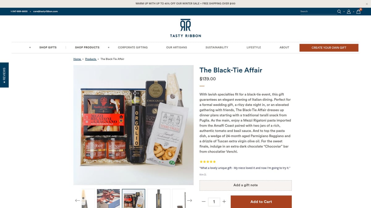 7 Unique Corporate Gift Baskets to Impress Clients in 2026 - The Black-Tie Affair Italian Gourmet Box