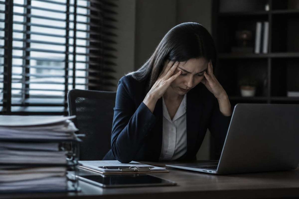Workplace factors affecting mental fragility