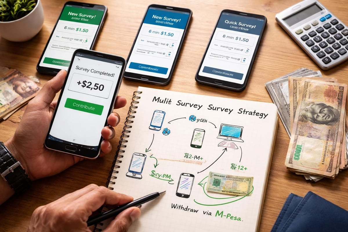 Survey earning optimization