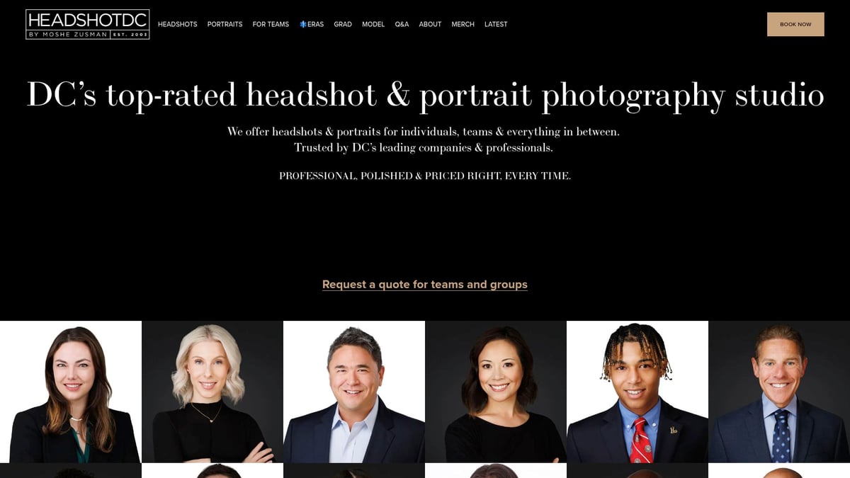 9 Essential Photographers for Headshots to Book in 2026 - Jon Meadows, Washington, DC