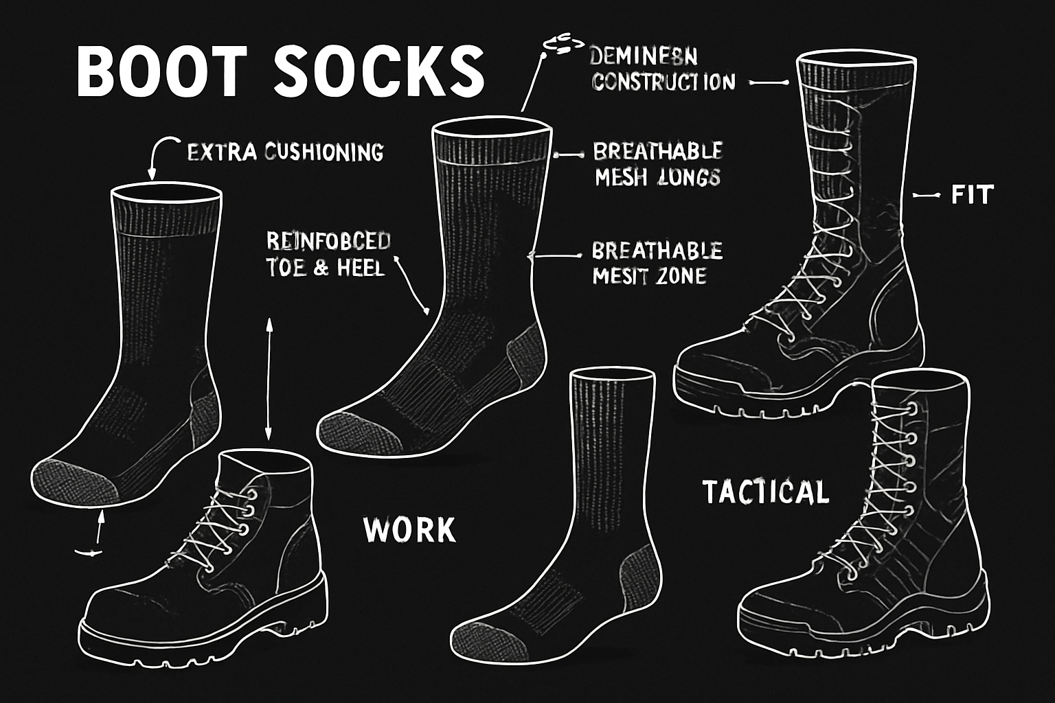 Essential Boot Sock Features: What to Look For