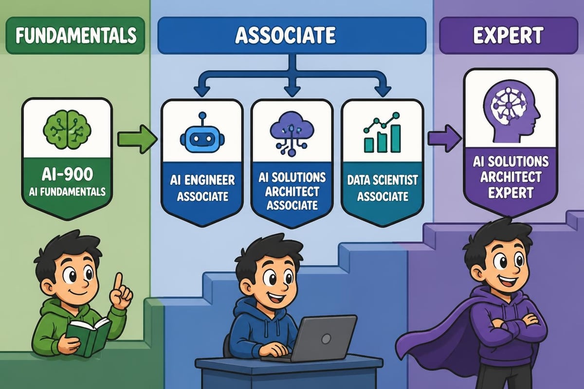 Microsoft AI certification pathways