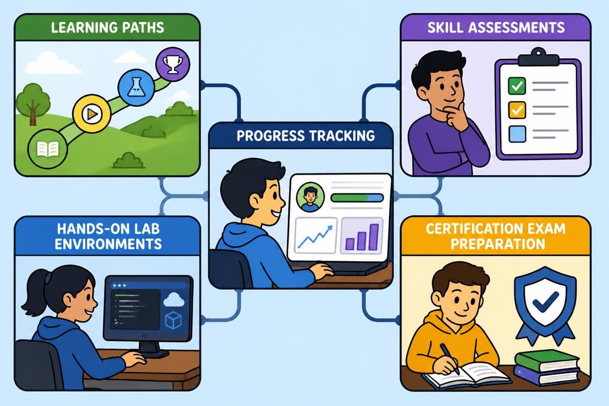 Microsoft Learn platform structure