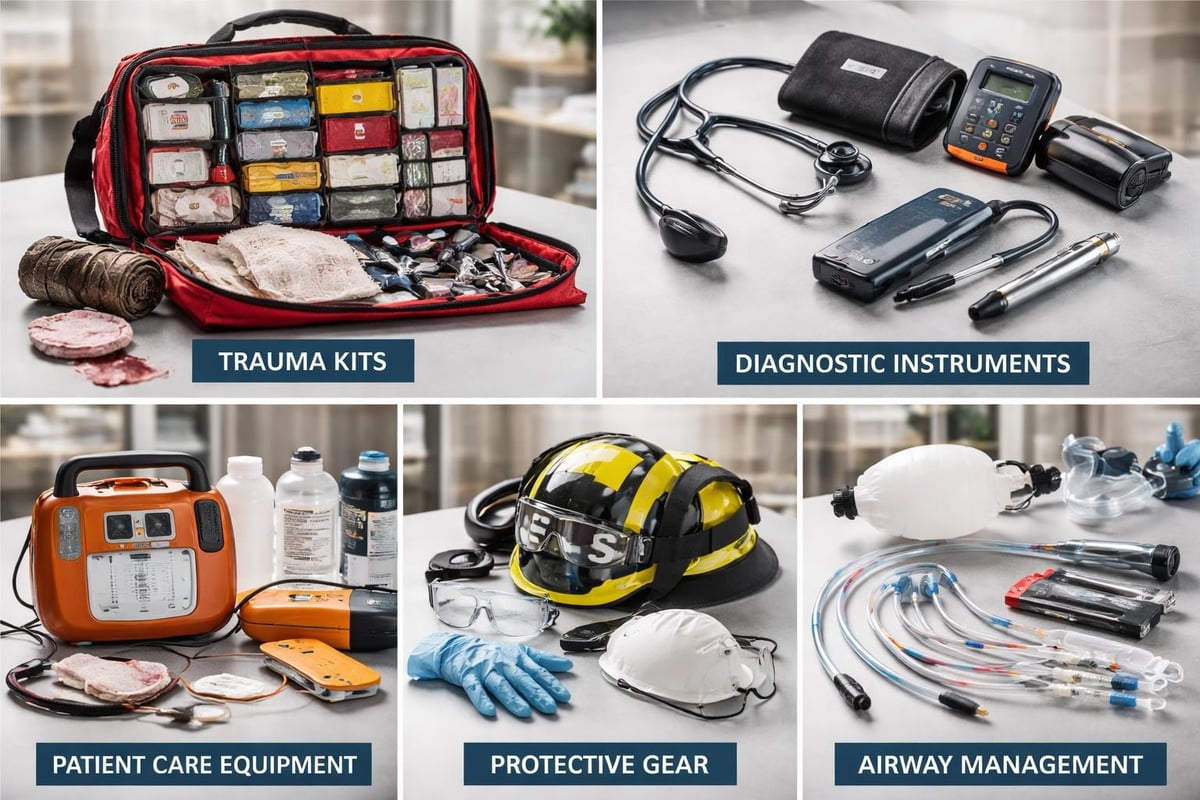 EMT store inventory categories