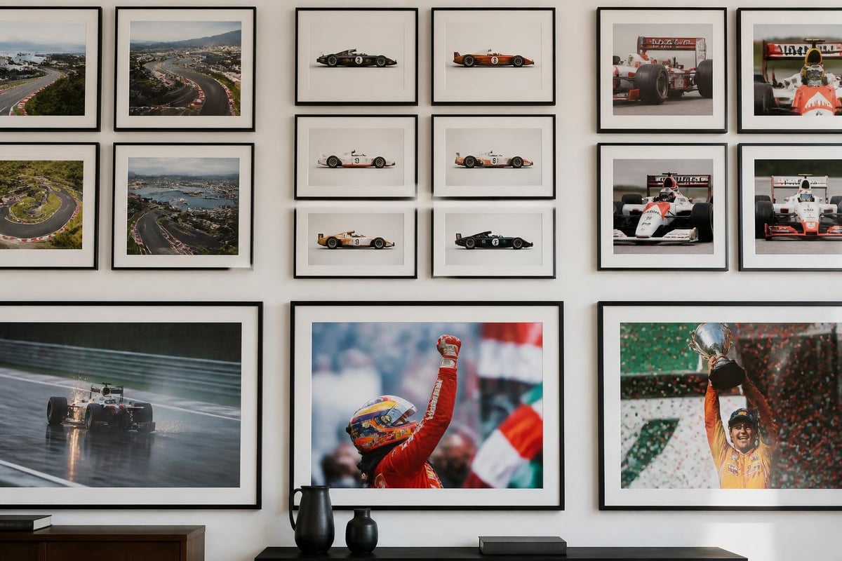 Formula 1 collection themes and curation strategies