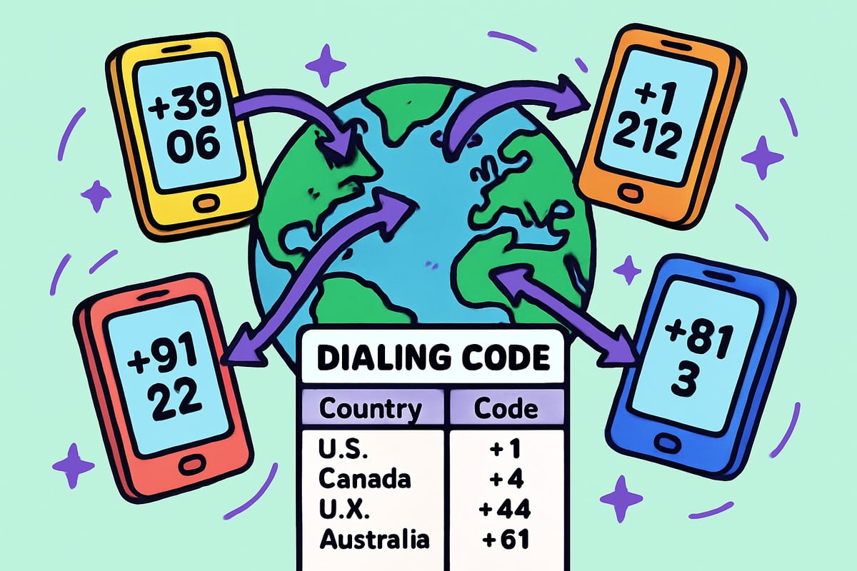Navigating Country Codes, Area Codes, and Dialing Rules