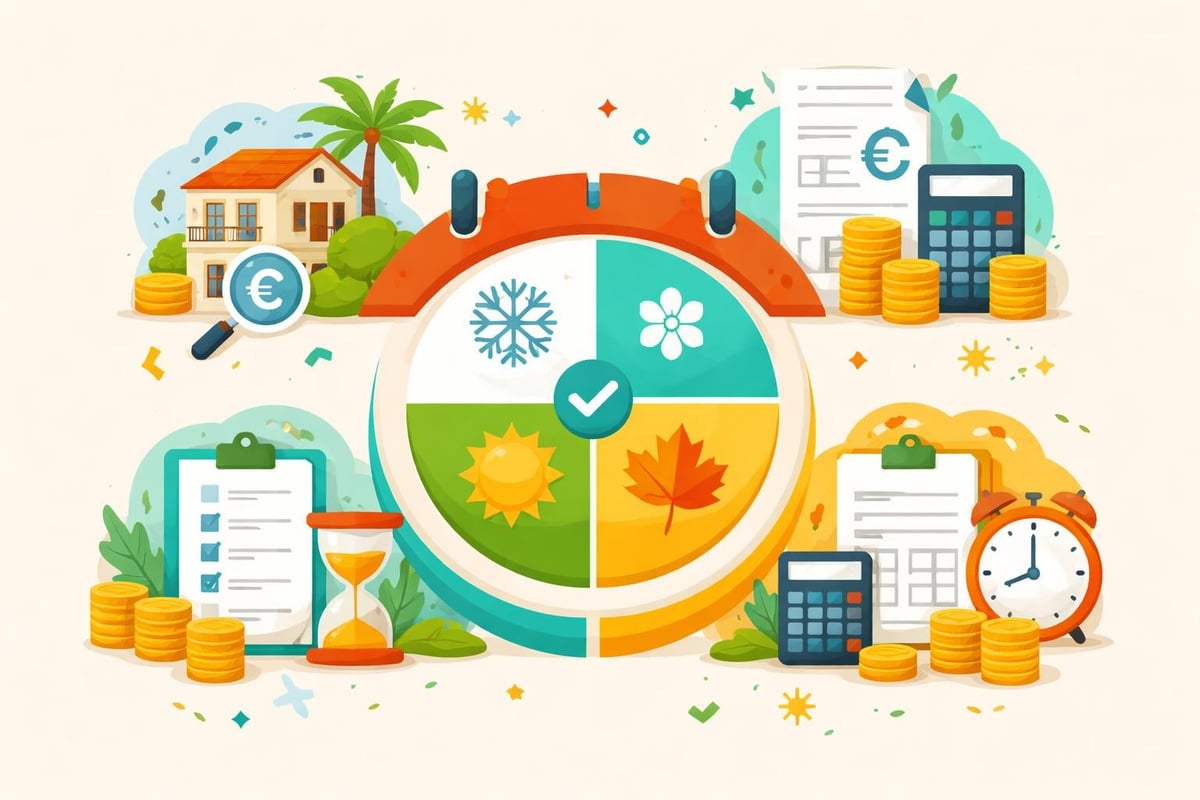 Spain property tax timeline