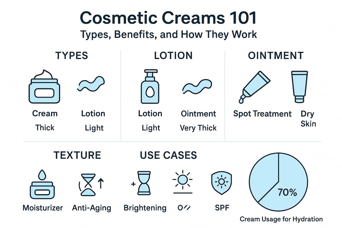 What Are Cosmetic Creams? Understanding the Basics