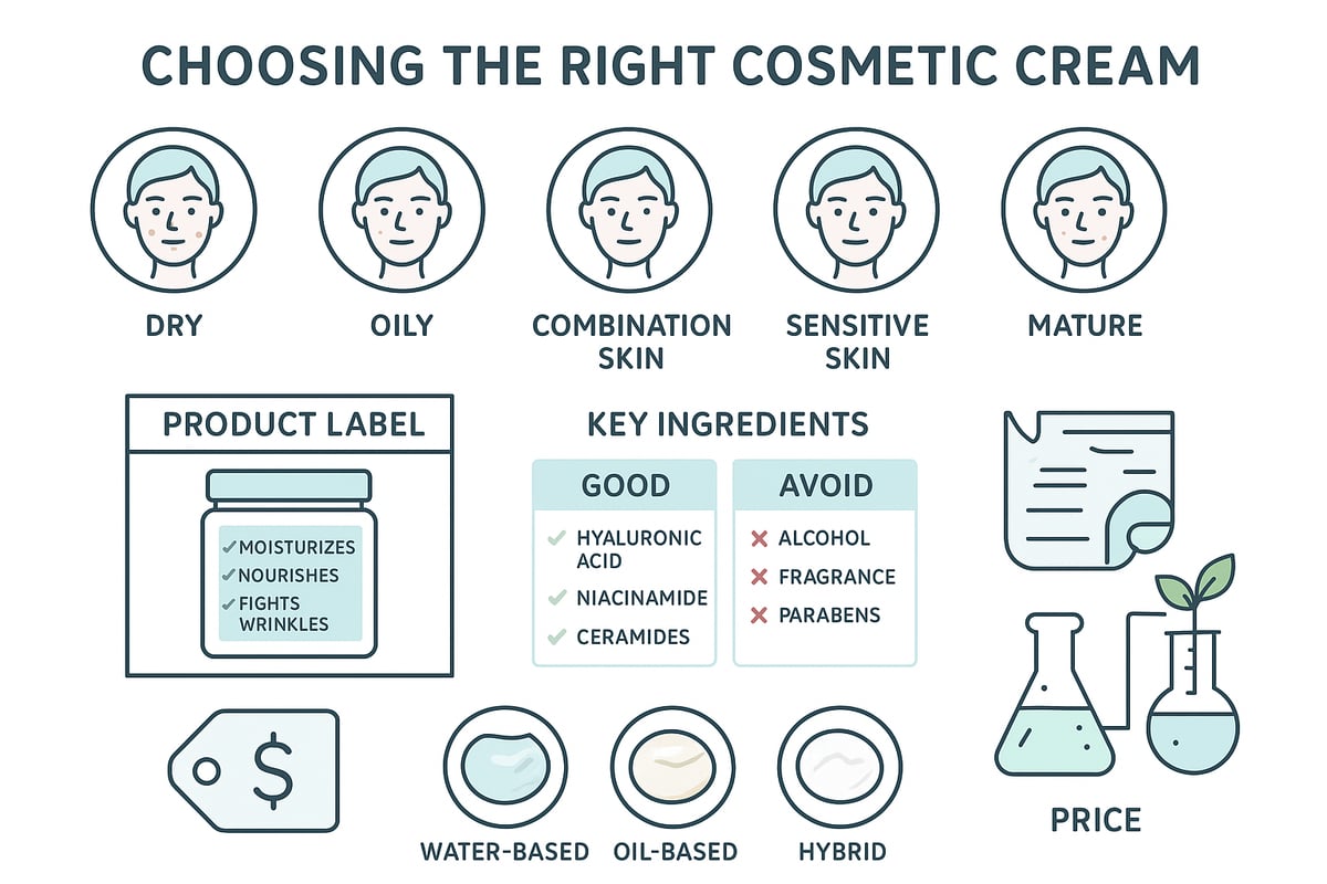 How to Choose the Right Cosmetic Cream for Your Skin