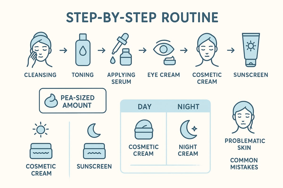 Step-by-Step: How to Use Cosmetic Creams Effectively