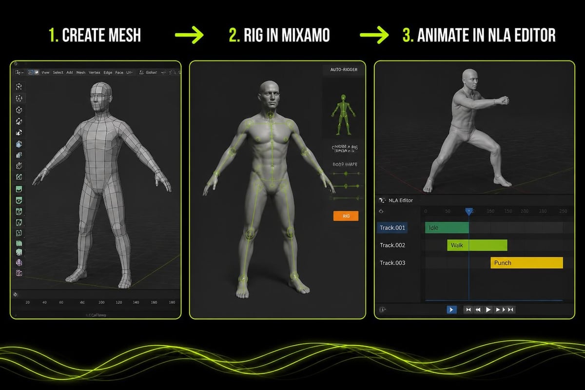 Character animation workflow