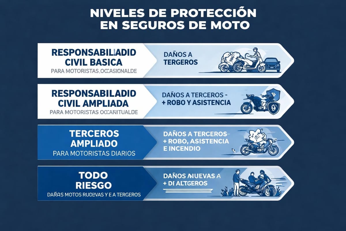 AXA Seguros de Moto: Coberturas, Precios y Análisis 2026 1 Estructura de coberturas AXA moto