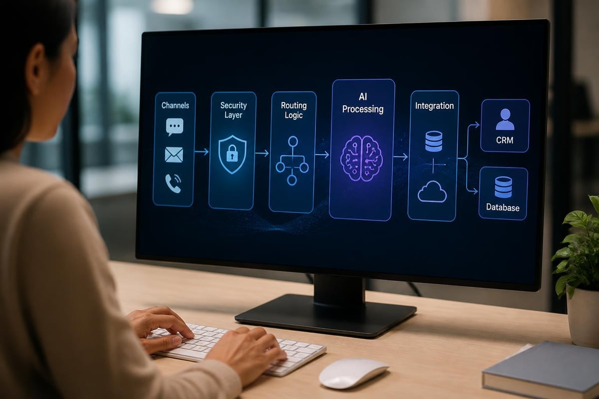 AI channel technical architecture