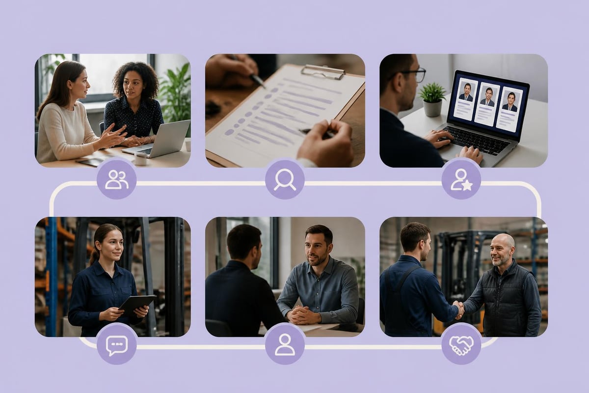 Marketing recruitment proces visualisatie