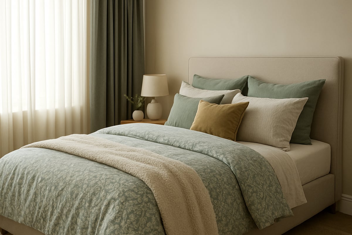 How to style your bedroom with bedding and curtains