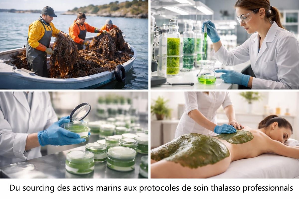 Marine cosmetics sourcing process