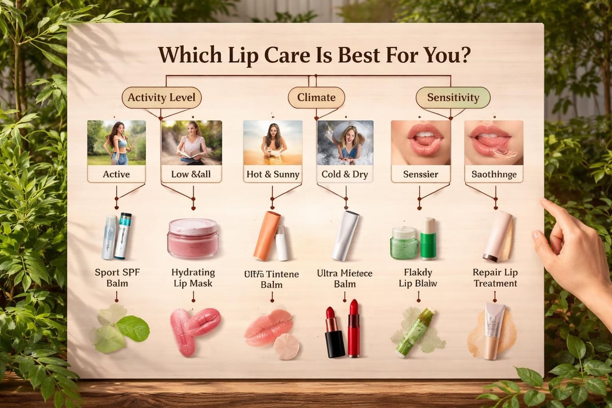 Matching lip care to lifestyle