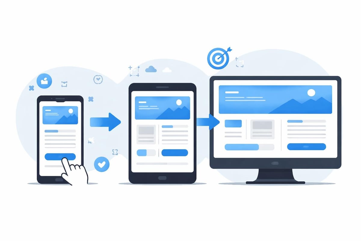 Responsive design landing page