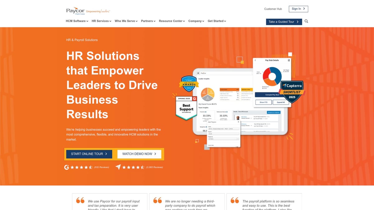 9 Essential Payroll Software HR Solutions for 2025 - Paycor