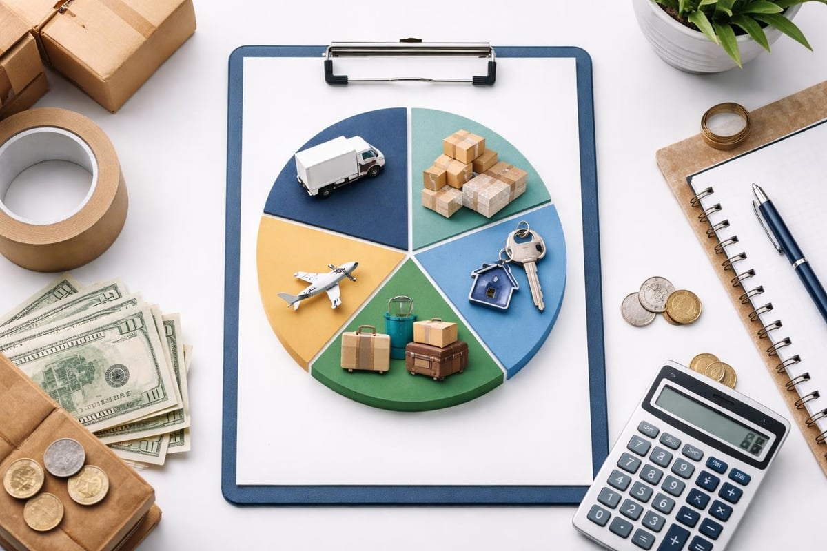 Interstate moving cost breakdown