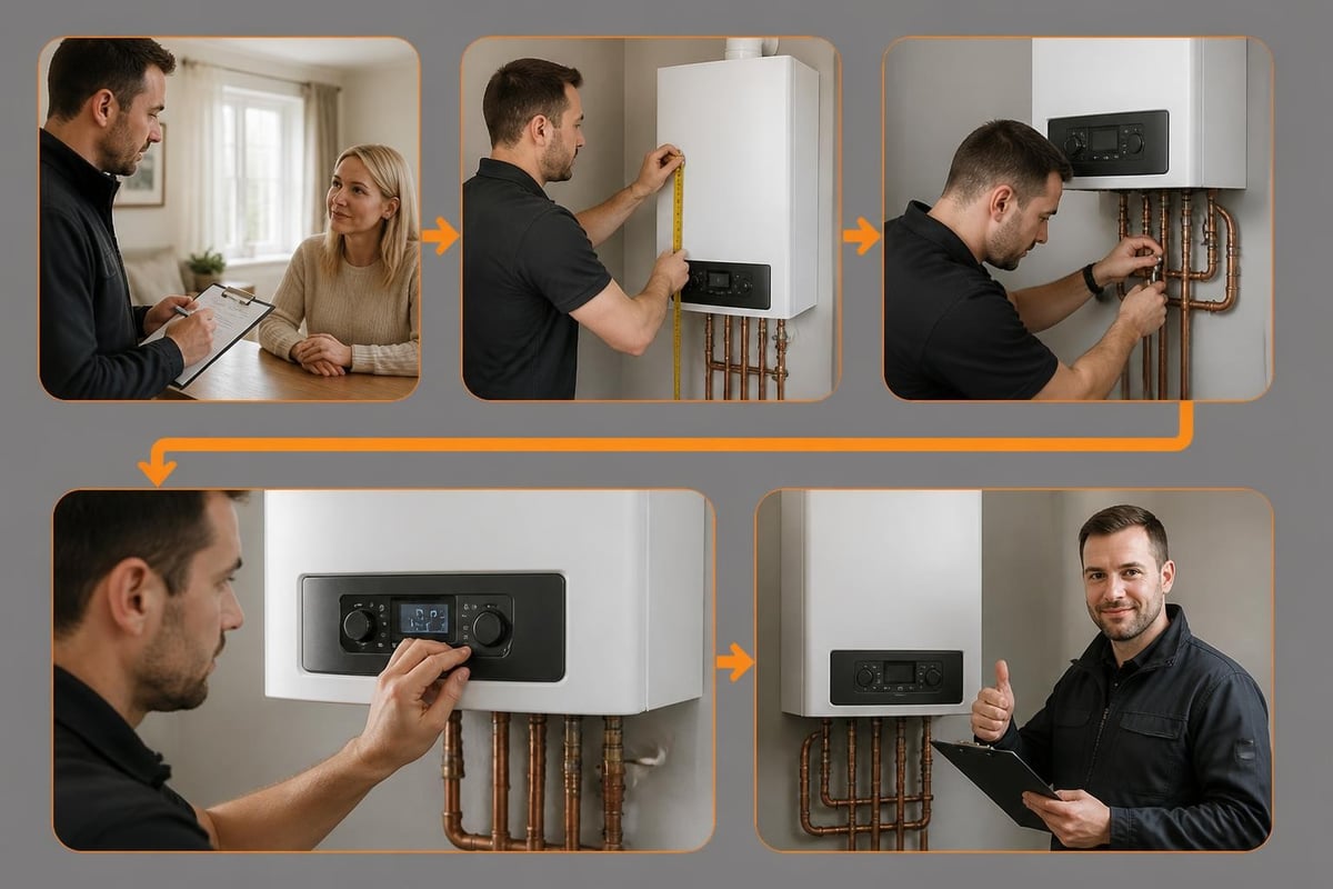 Boiler installation process