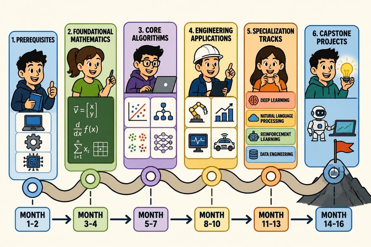 Engineering AI ML learning progression