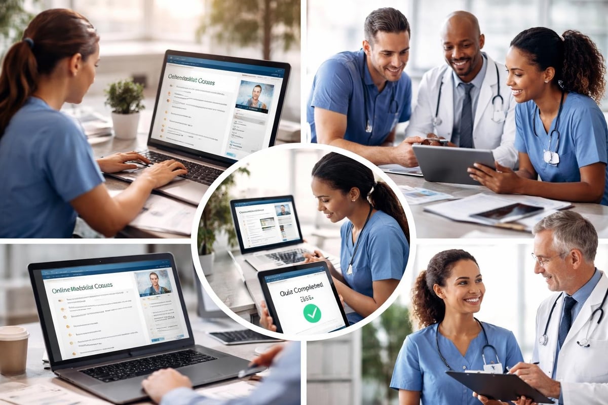 Digital healthcare education workflow
