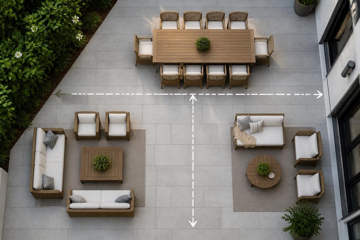 Outdoor space zoning