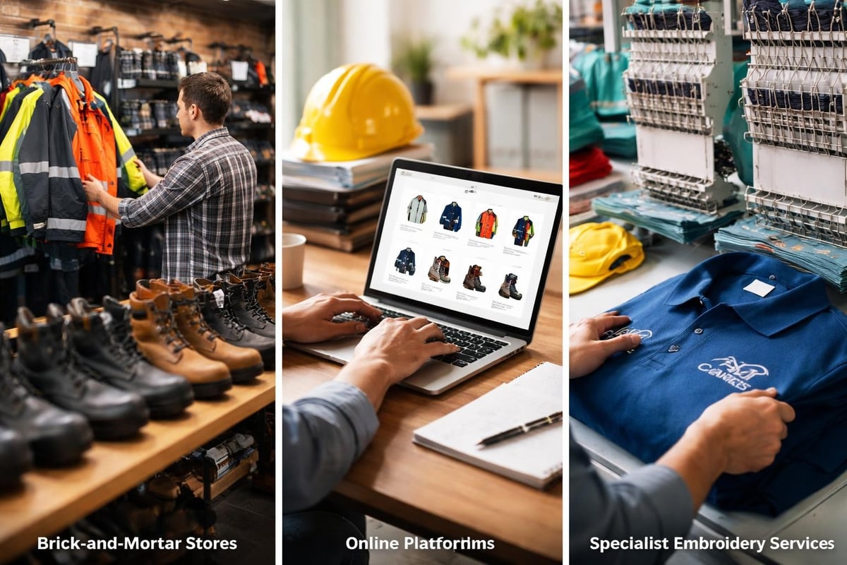 Types of workwear retail channels