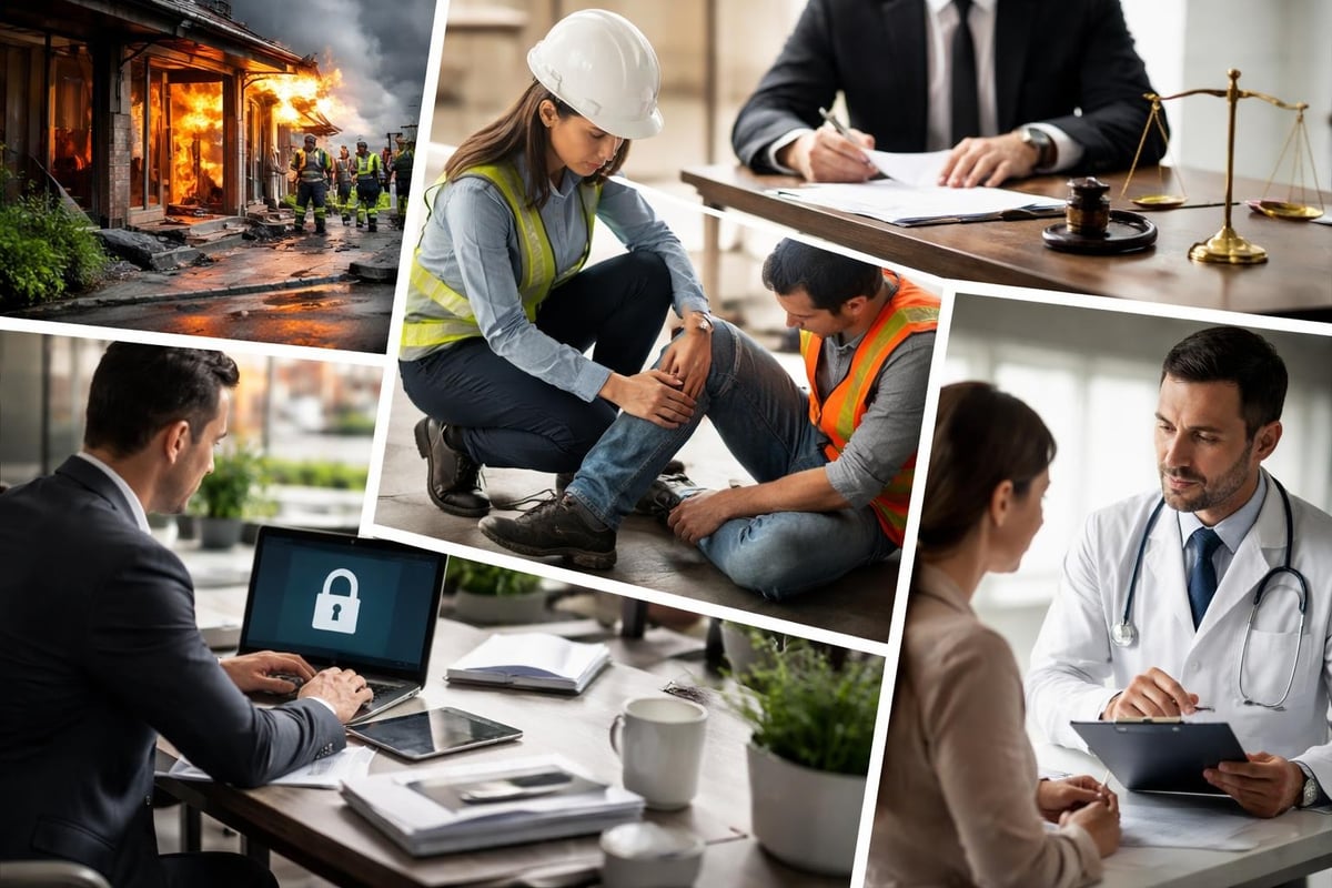 Commercial insurance coverage types