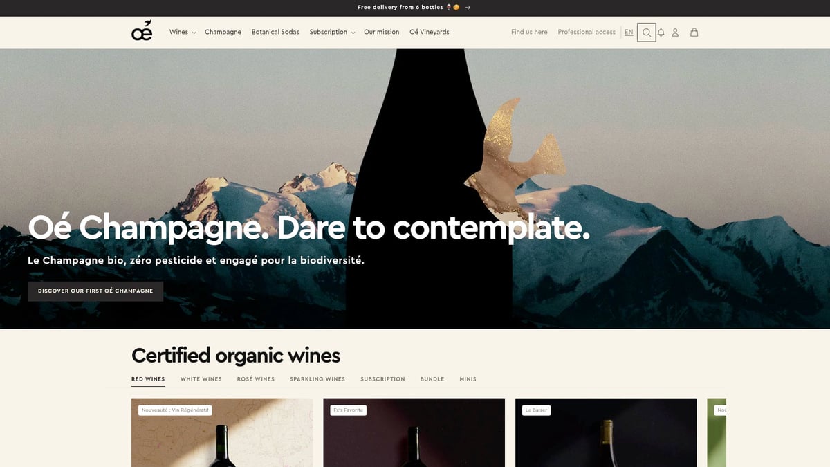 7 Idées Inspirantes De Site Shopify À Découvrir En 2026 - Oé