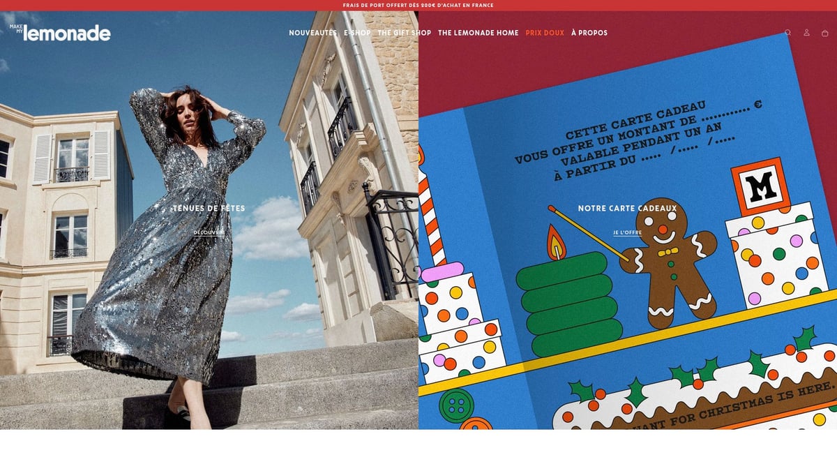 7 Idées Inspirantes De Site Shopify À Découvrir En 2026 - Make My Lemonade