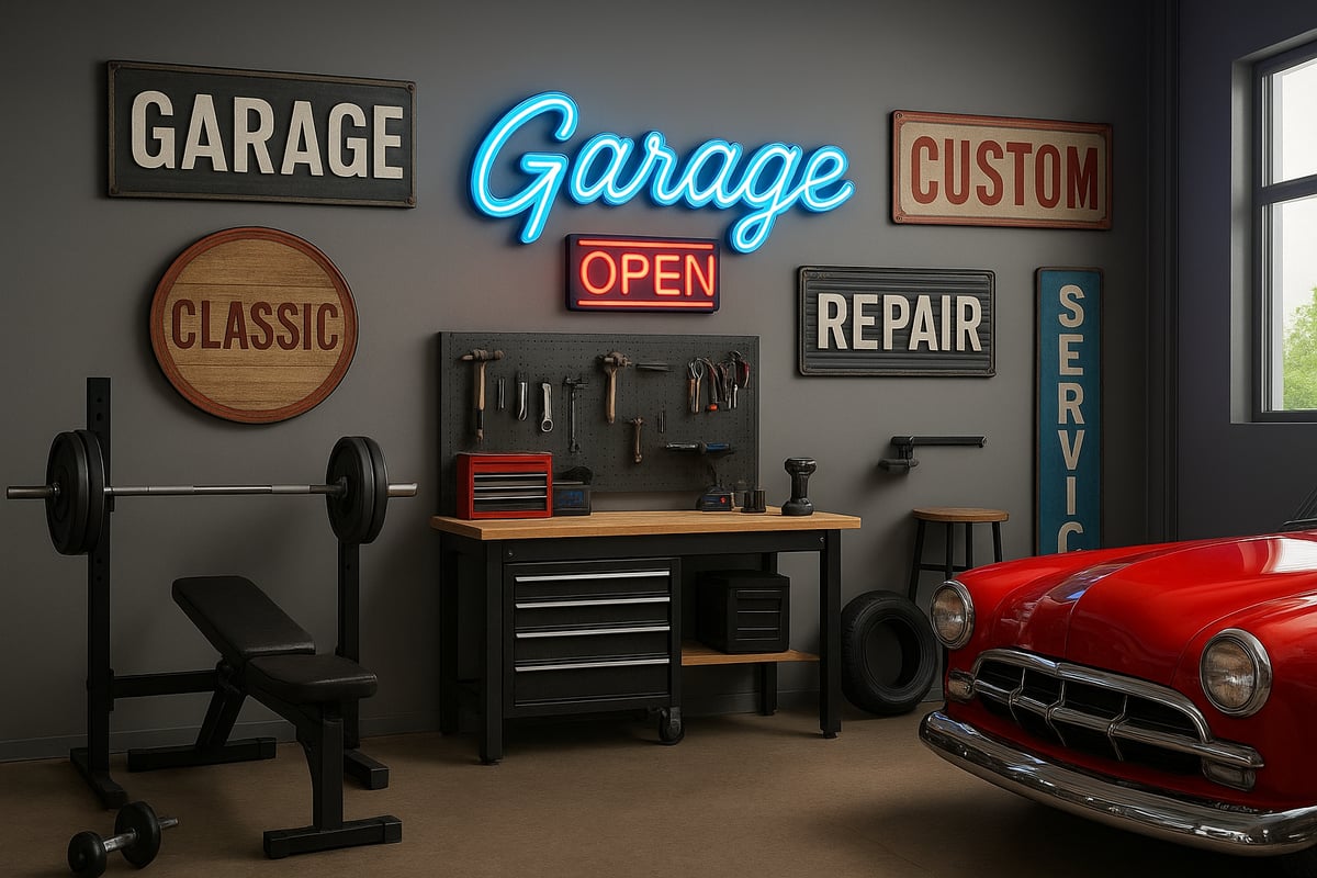 Why Custom Garage Signs Are Trending in 2025