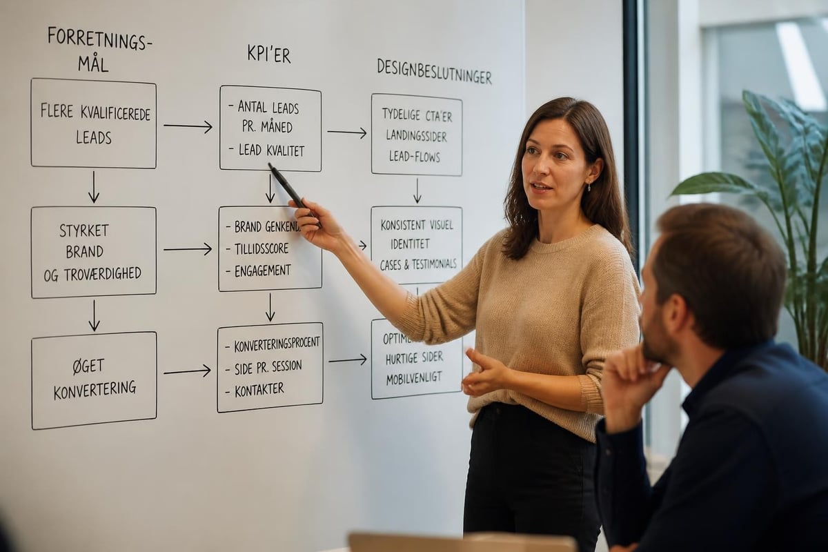 Website design goals framework