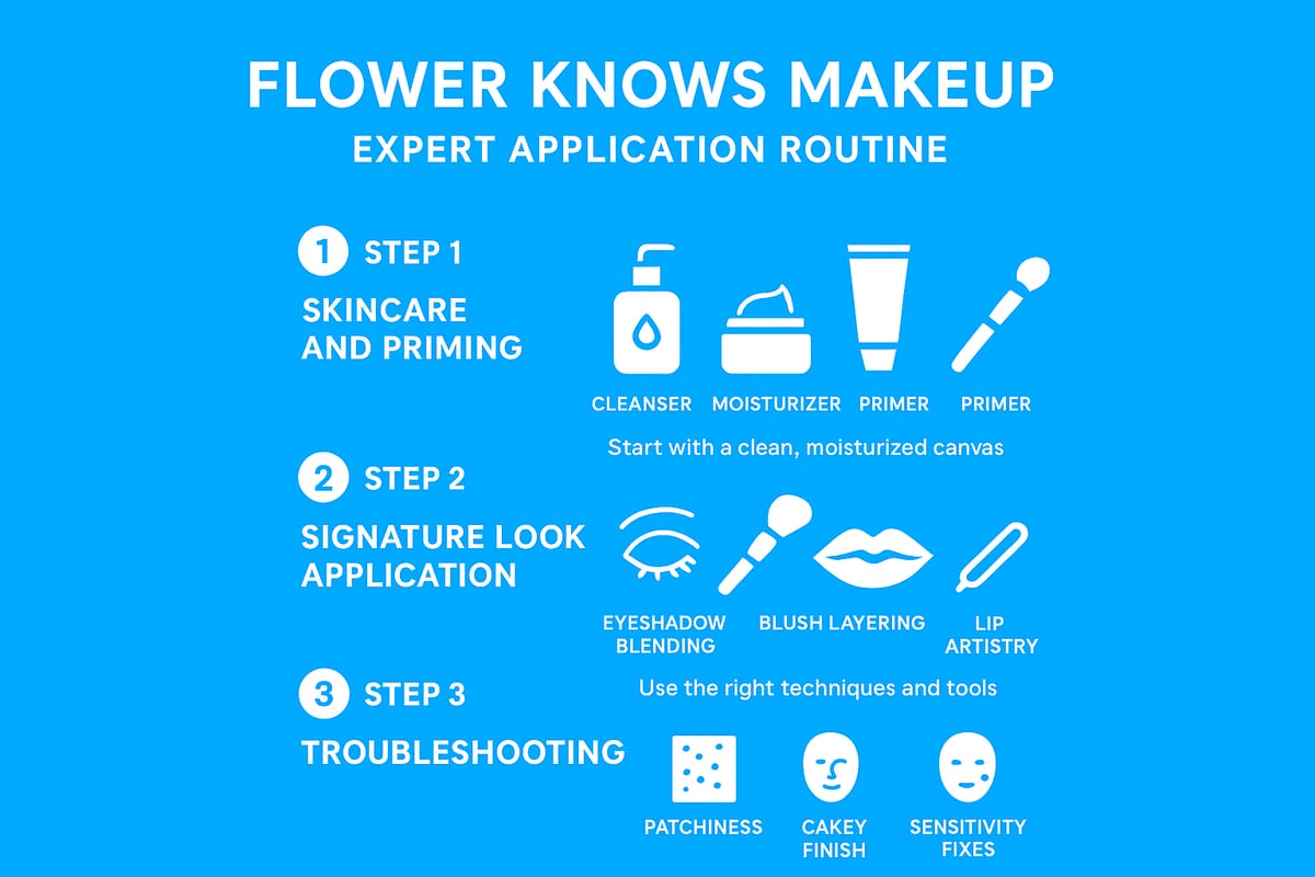 Pro Techniques: How to Apply Flower Knows Makeup Like an Expert