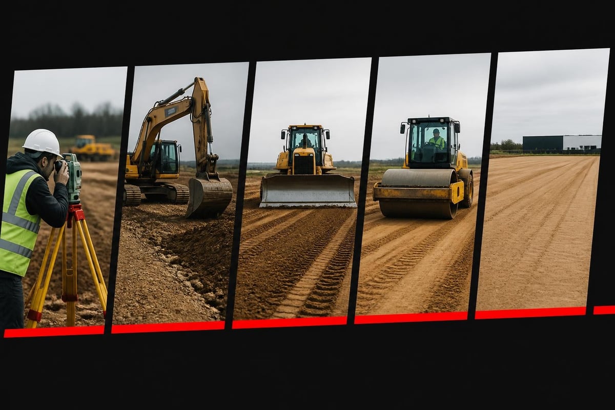 Skelton earthworks phases