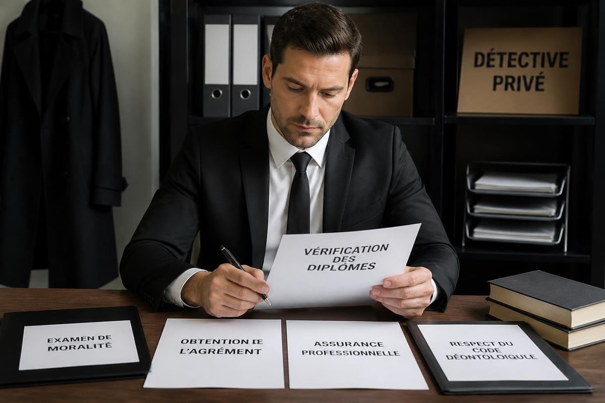 Parcours réglementaire détective privé