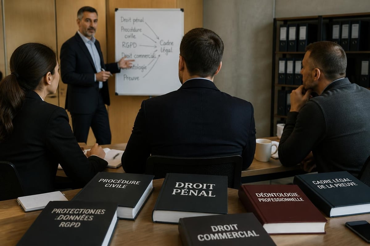 Modules juridiques formation détective