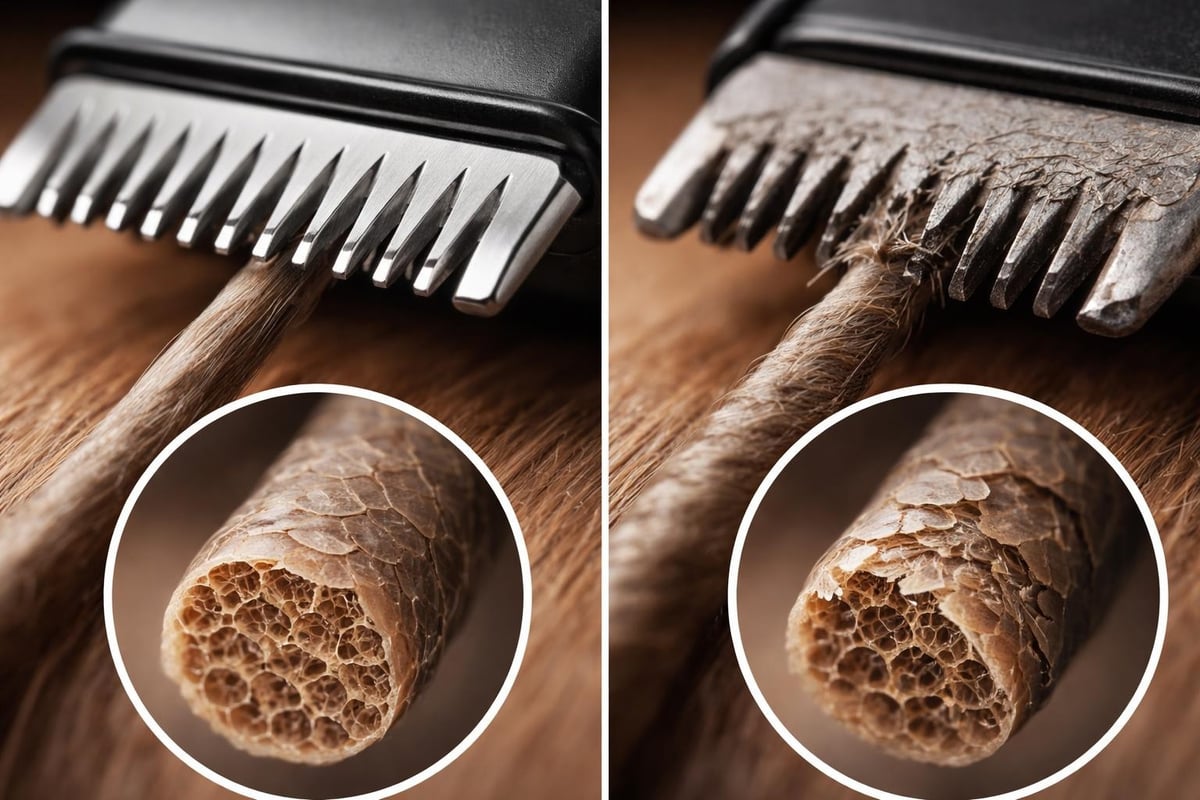 Trimmer blade mechanics