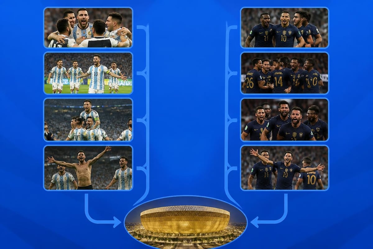 Argentina vs France final journey