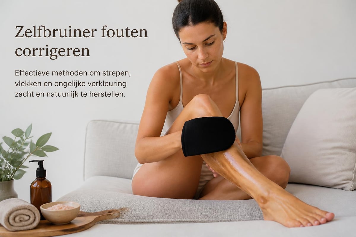 Self-tanner error correction