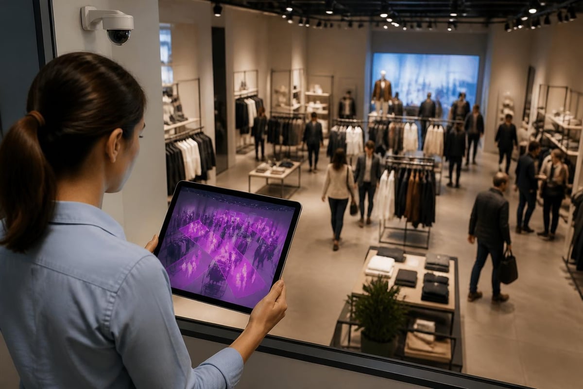 Video analytics detecting customer movement patterns