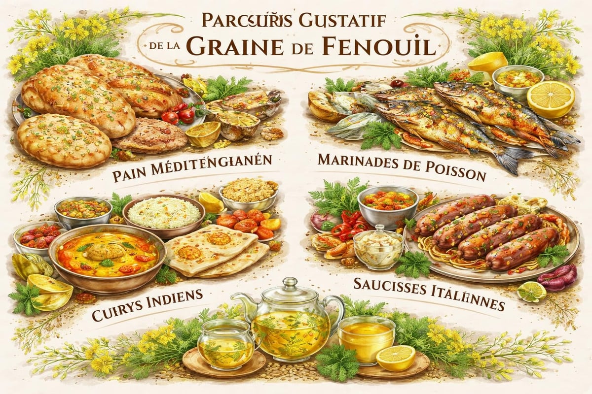 Utilisations culinaires fenouil