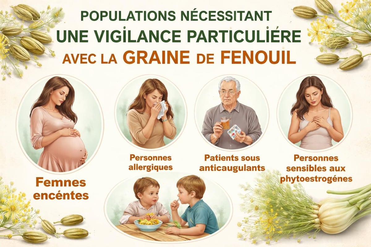 Précautions utilisation fenouil