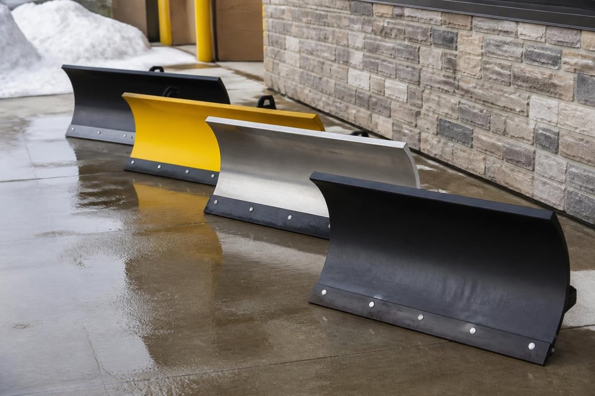 Snow scraping equipment types